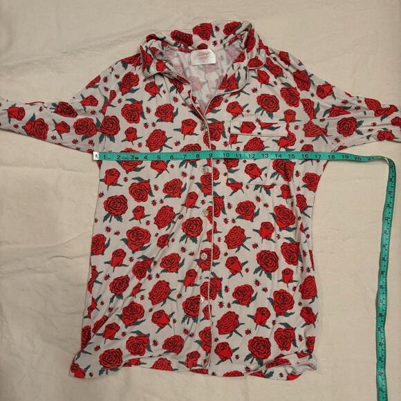 In My Sundays Rose Ladybug Tencel Pajama Set XS Long Sleeve Top Pants Soft98 - Picture 9 of 9